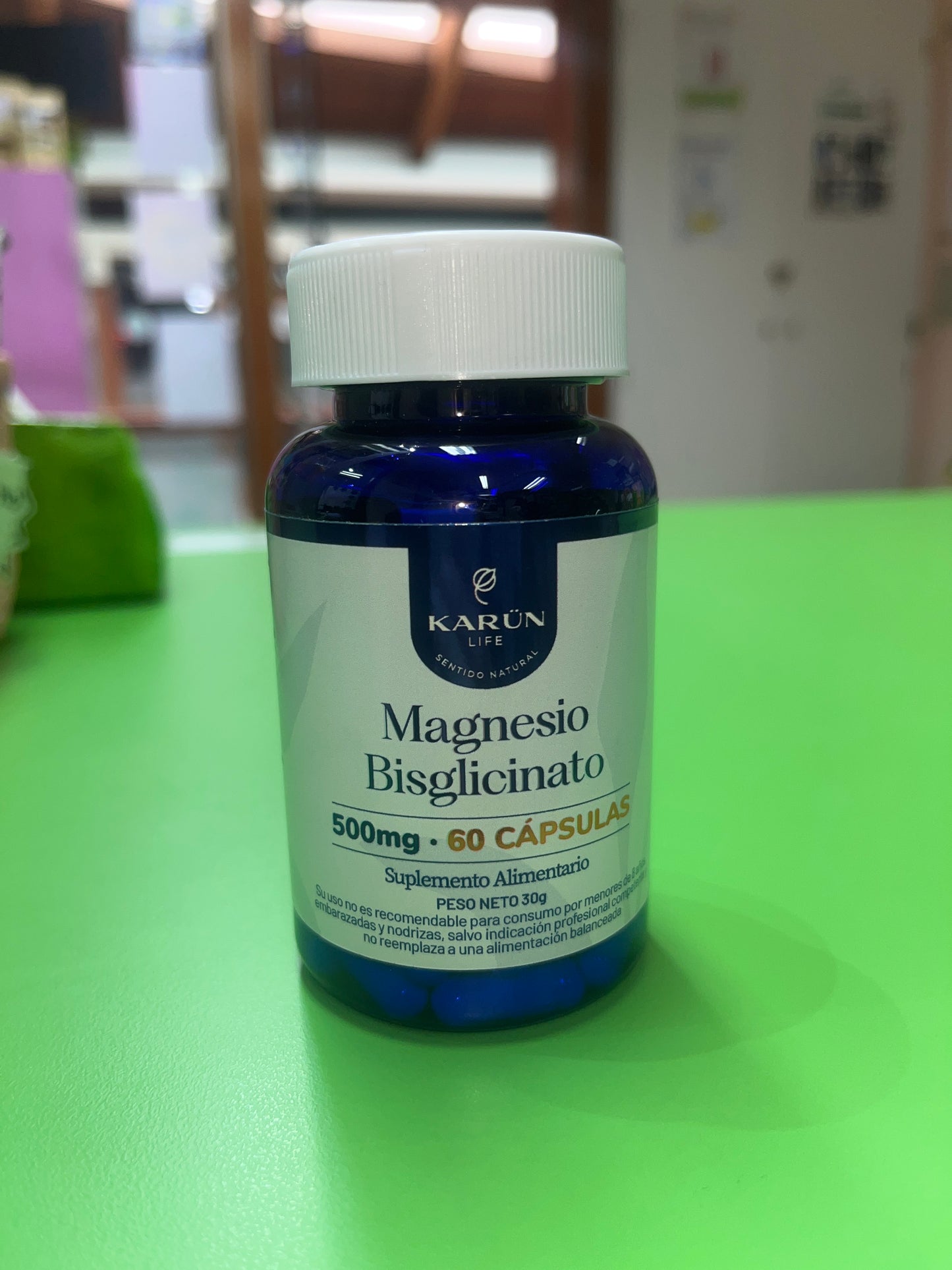 Magnesio bisglicinato 500 mg 60 cápsulas KARÜN LIFE