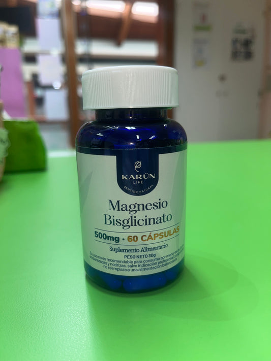 Magnesio bisglicinato 500 mg 60 cápsulas KARÜN LIFE