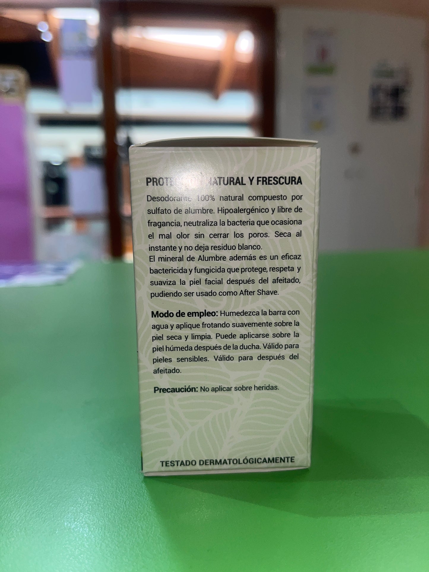 Desodorante mineral alumbre 120g (piedra alumbre) LABNATUR BIO