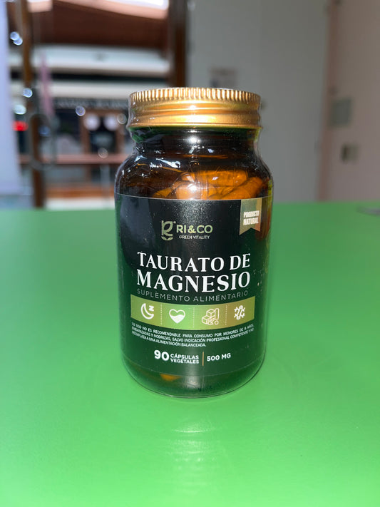 TAURATO DE MAGNESIO 500 MG X 90 CÁPSULAS VEGETALES RI AND CO