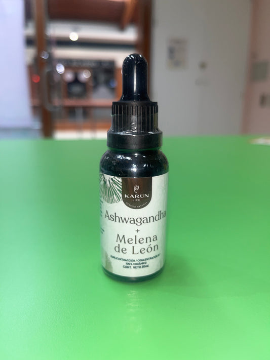 ASHWAGANDHA + MELENA DE LEÓN X 30 ML