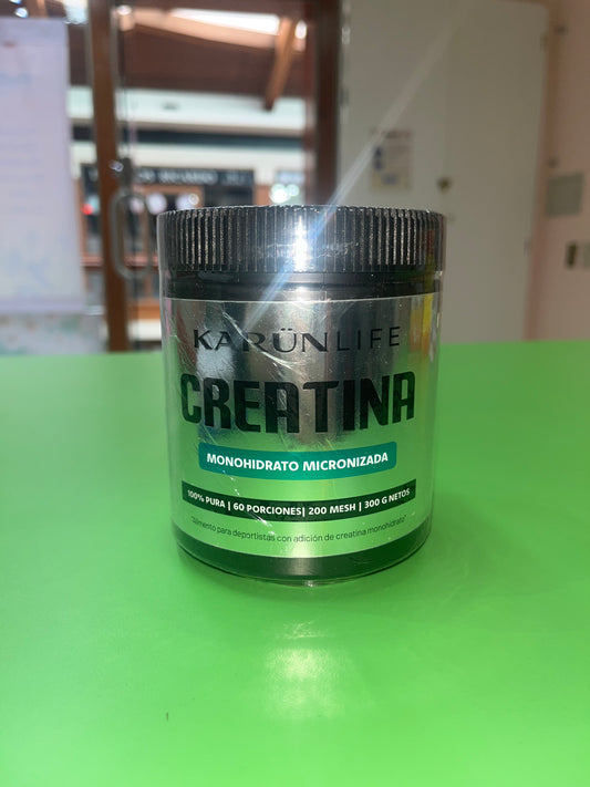 CREATINA MONOHIDRATO MICRONIZADA 300 GR (SIN GLUTEN)