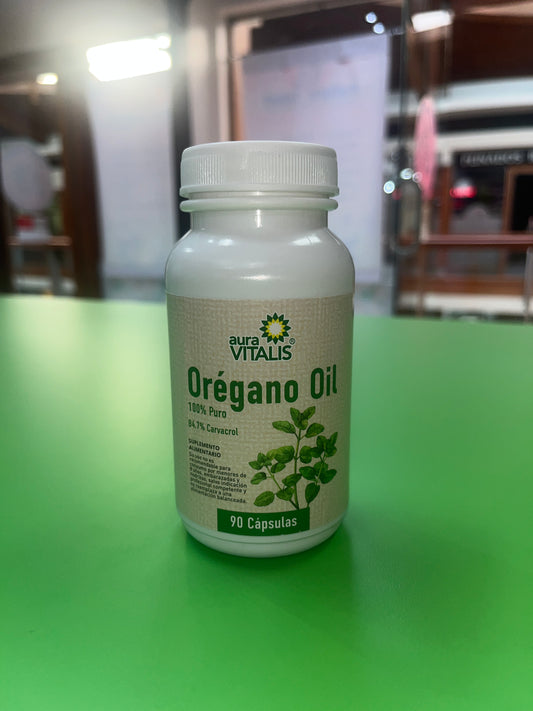 ACEITE DE ORÉGANO X 90 CÁPSULAS AURA VITALIS