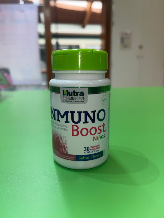INMUNOBOOST Niños X 30 COMPRIMIDOS MASTICABLES NUTRAPHARM