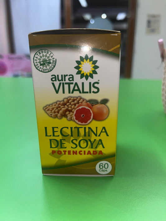 LECITINA DE SOYA (CON POMELO) 60 CÁPSULAS AURA VITALIS