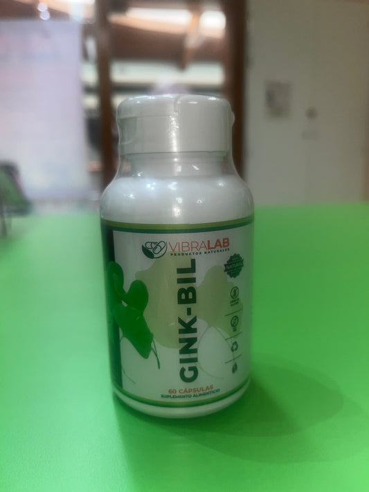 GINK-BIL (Ginkgo biloba) 500 MG X 60 CÁPSULAS VIBRALAB