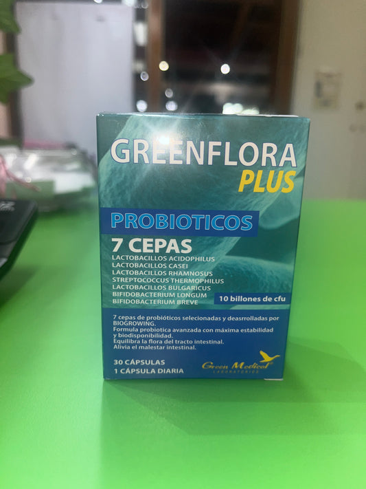 PROBIOTICOS 10 BILLONES 30 CÁPSULAS GREEN MEDICAL