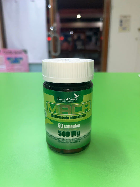 MACA 500 MG 60 CÁPSULAS GREEN MEDICAL