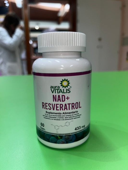 NAD + RESVERATROL 60 CÁPSULAS AUTAVITALIS