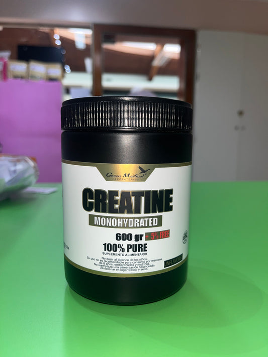 CREATINA MONOHIDRATADA 600 GR (4 MESES) GREENMEDICAL