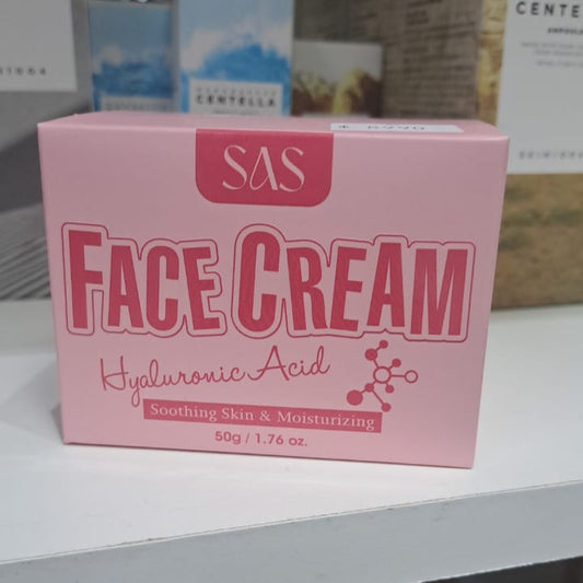 Face cream hyaluronic acid