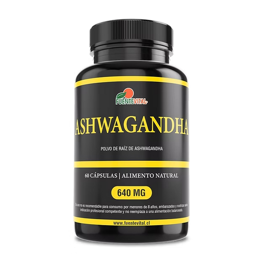 ASHWAGANDHA 640 MG X 60 CAPSULAS FUENTE VITAL